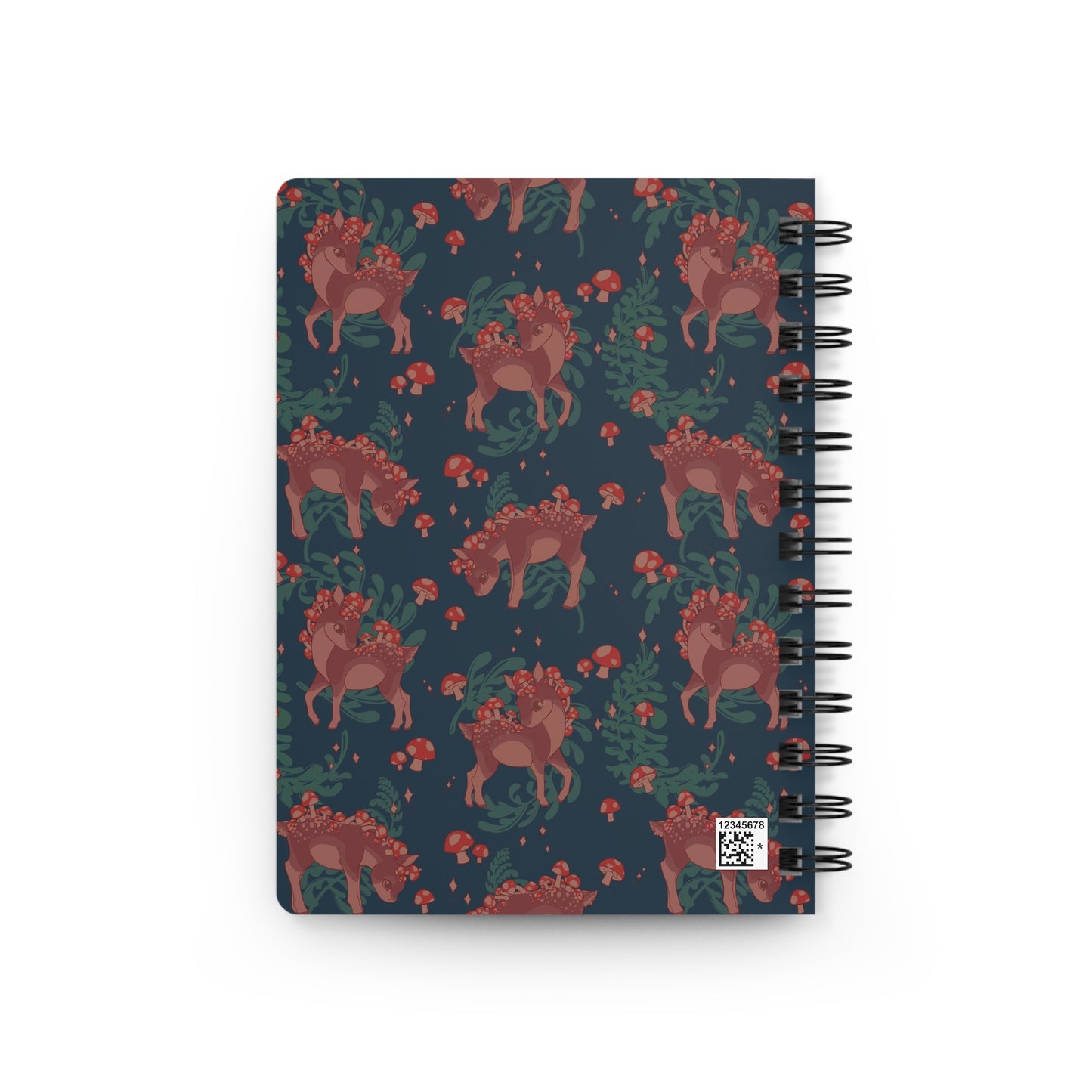 Mushy Deer Spiral Bound Lined Notebook