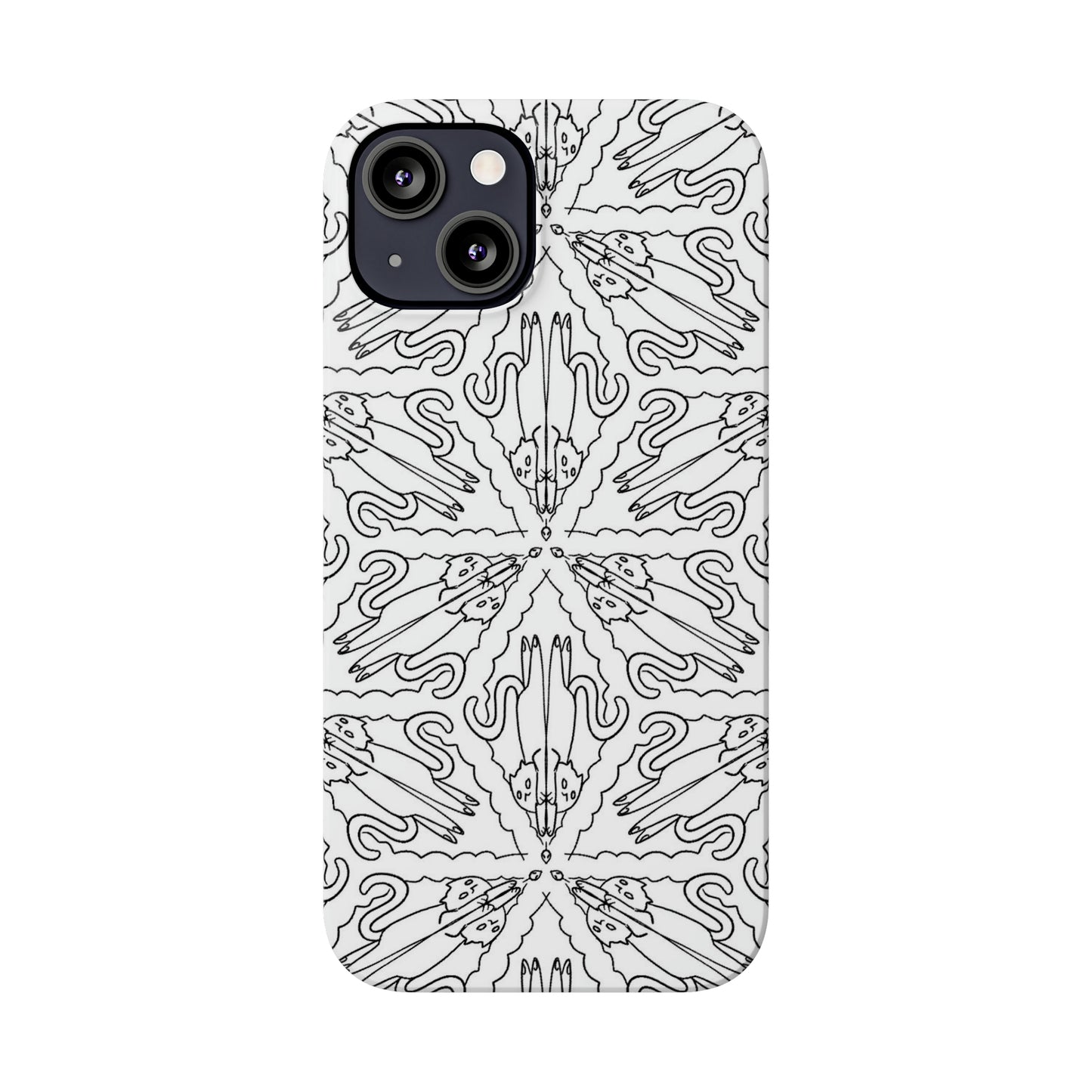 Catch the Cat Slim Phone Cases