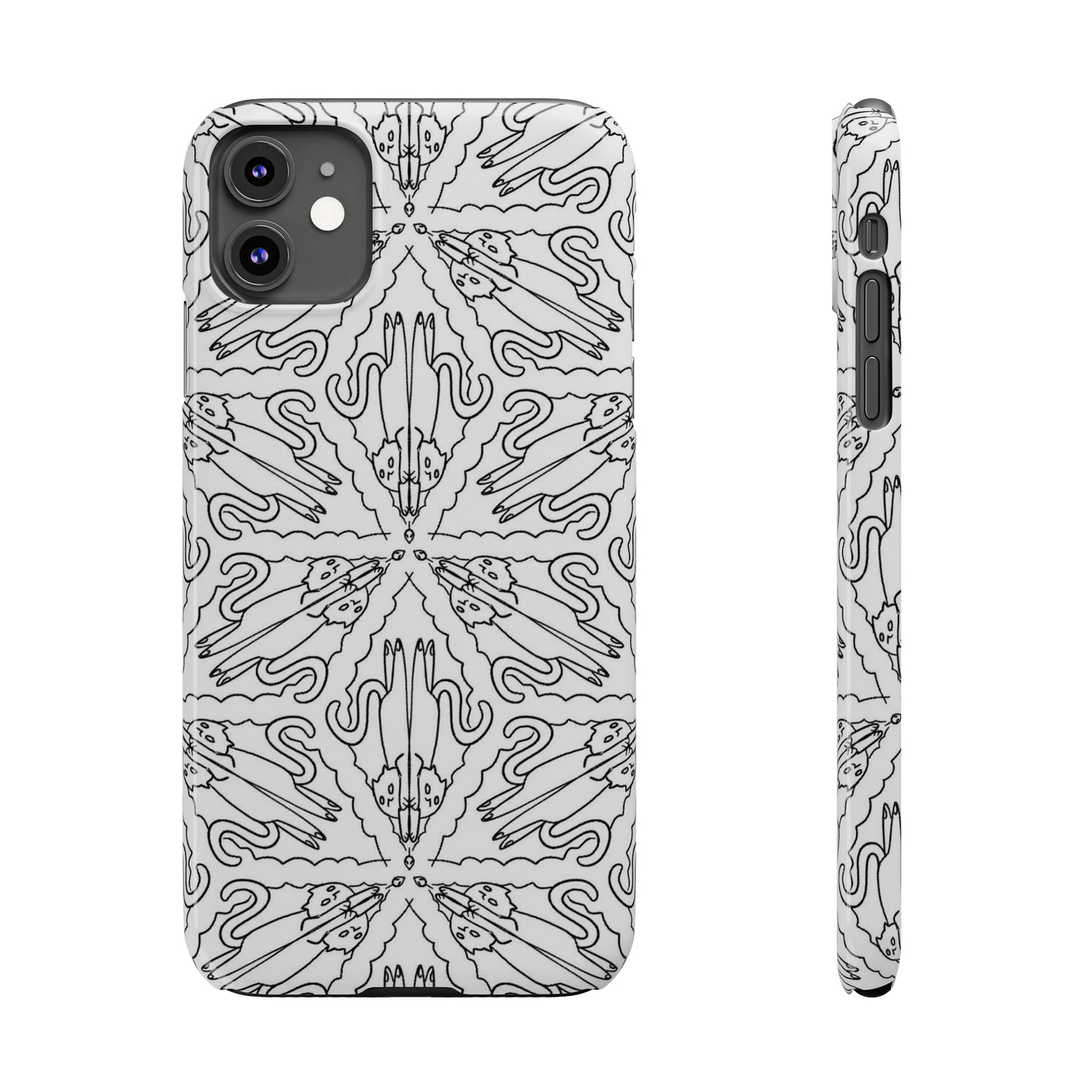 Catch the Cat Slim Phone Cases