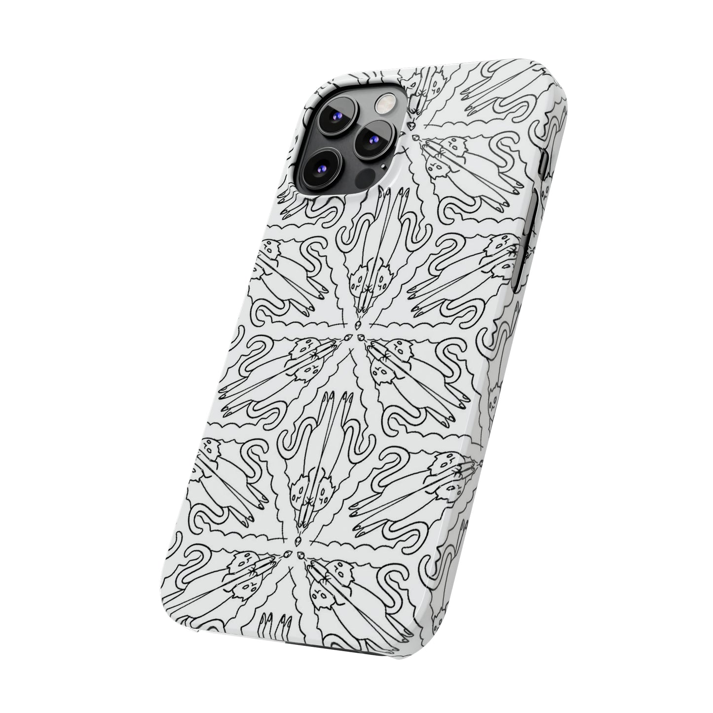 Catch the Cat Slim Phone Cases