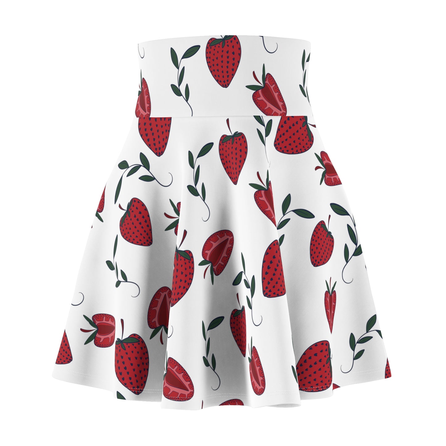 Strawberry Women's Skater Skirt