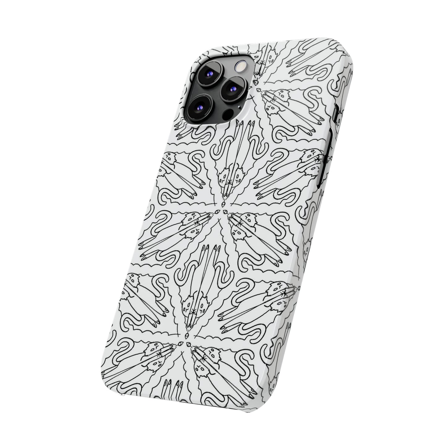Catch the Cat Slim Phone Cases