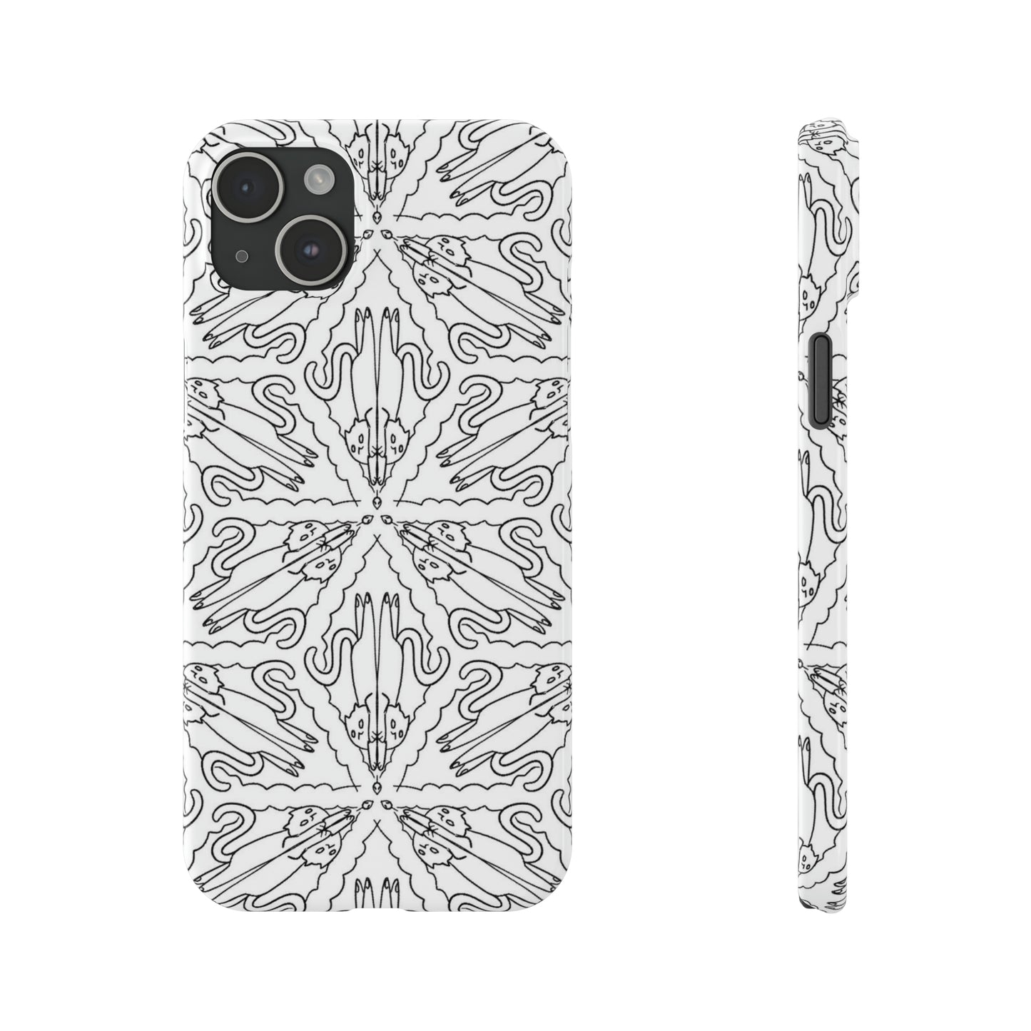 Catch the Cat Slim Phone Cases