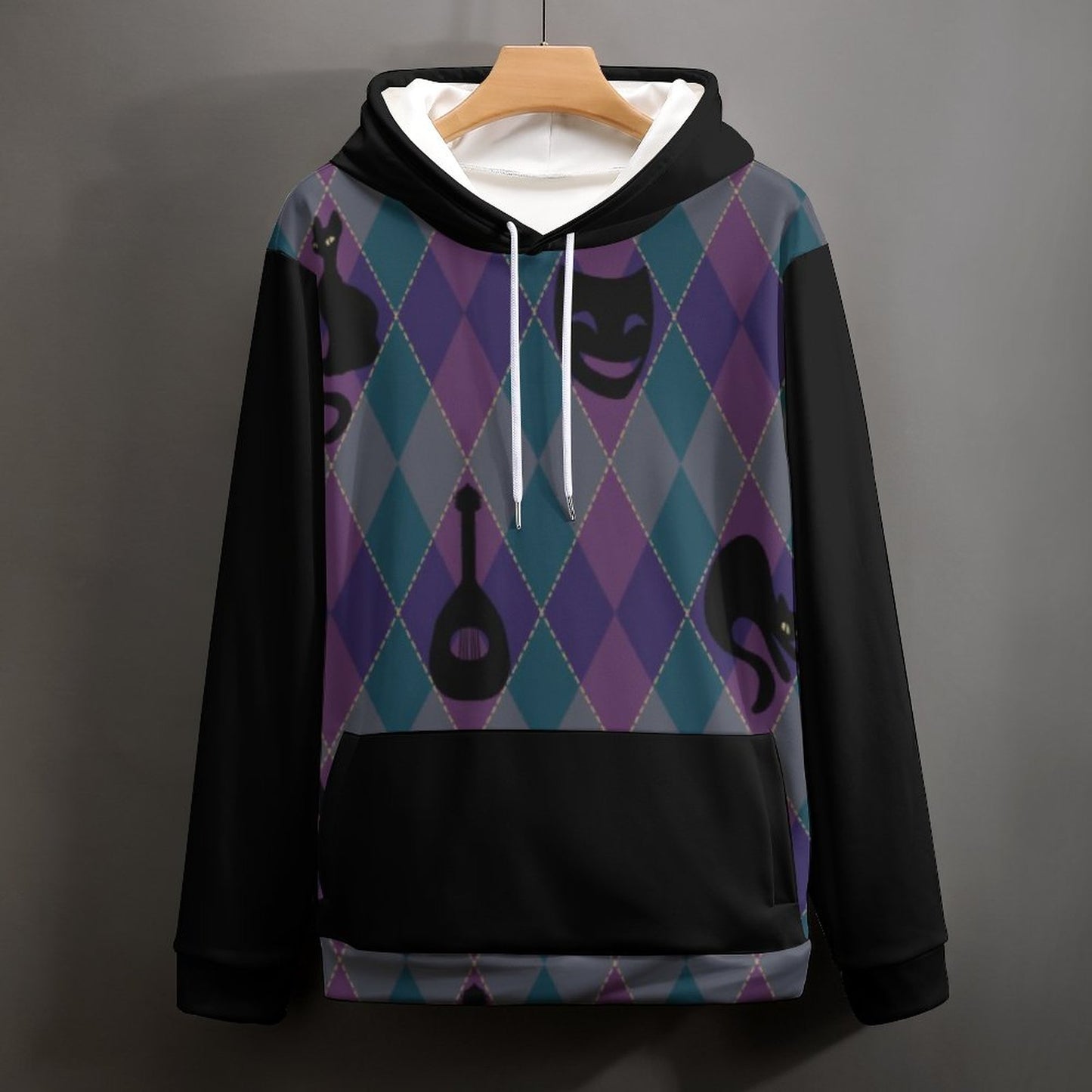 Catty Troubadour 230gsm Printed Hoodie for Men (All-Over Printing)