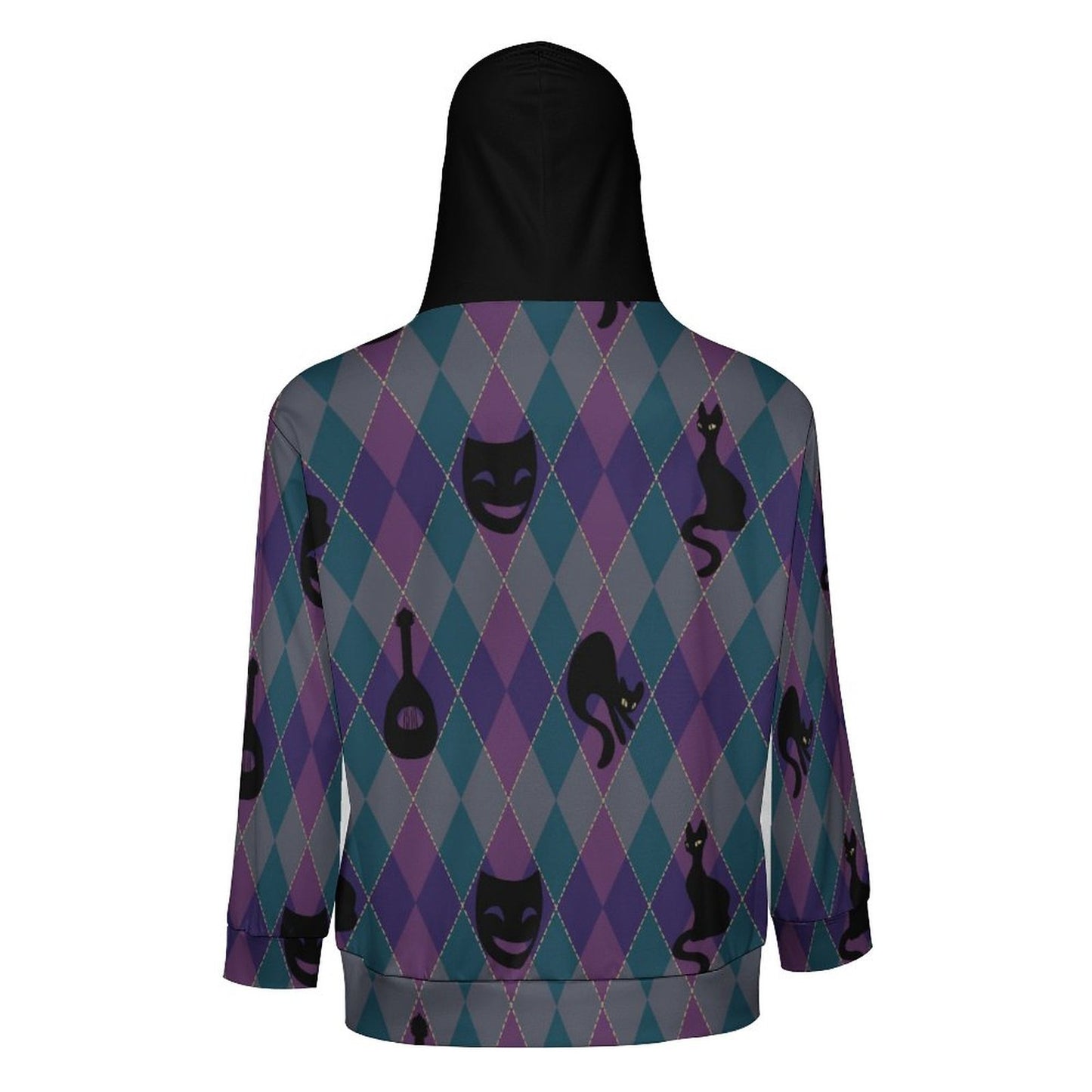 Catty Troubadour 230gsm Custom Zip up Hoodie WY14 (All-Over Printing)