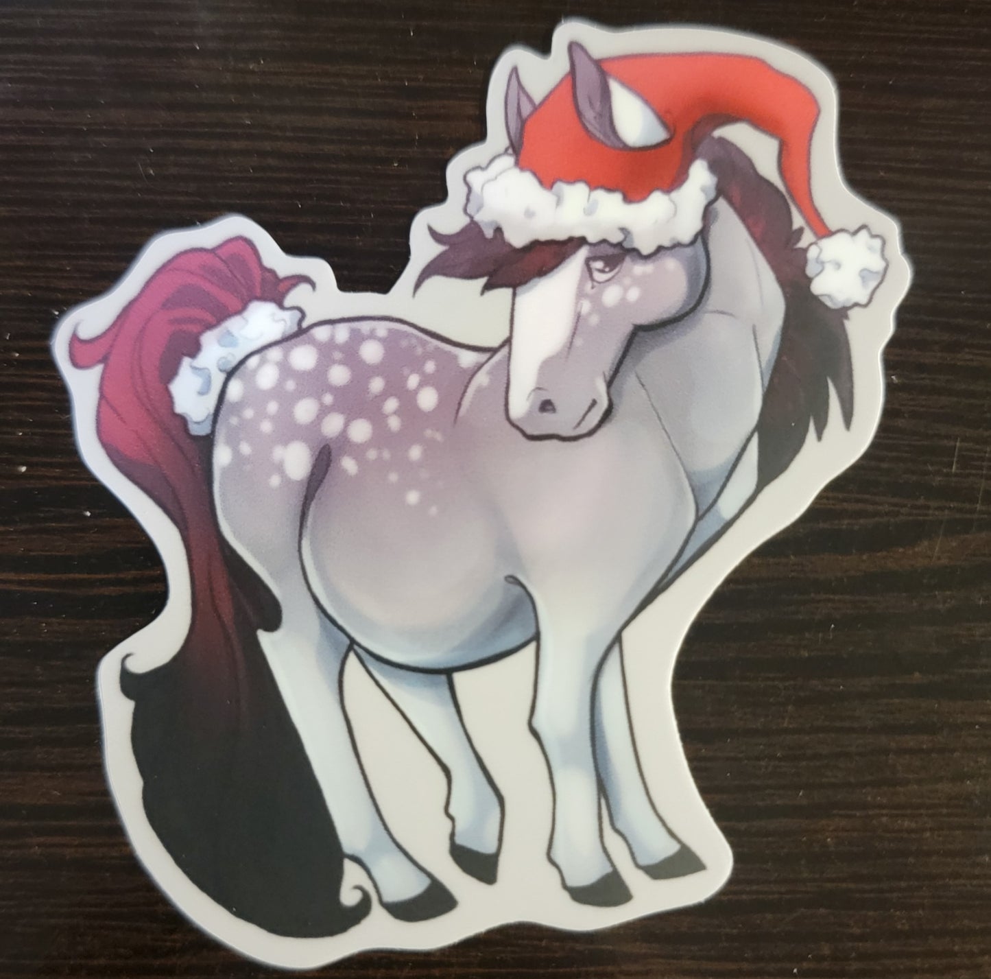 Christmas Pony Sticker