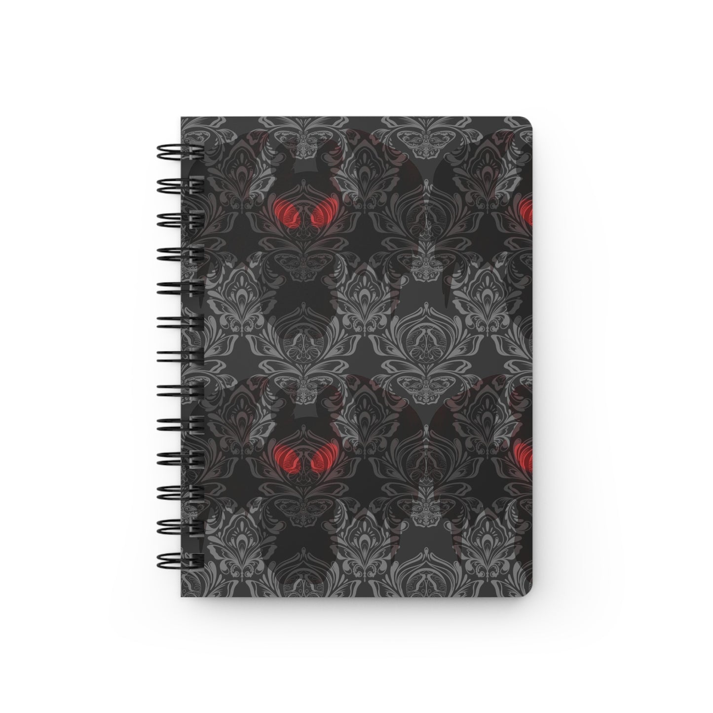 Mothman Spiral Bound Lined Notebook