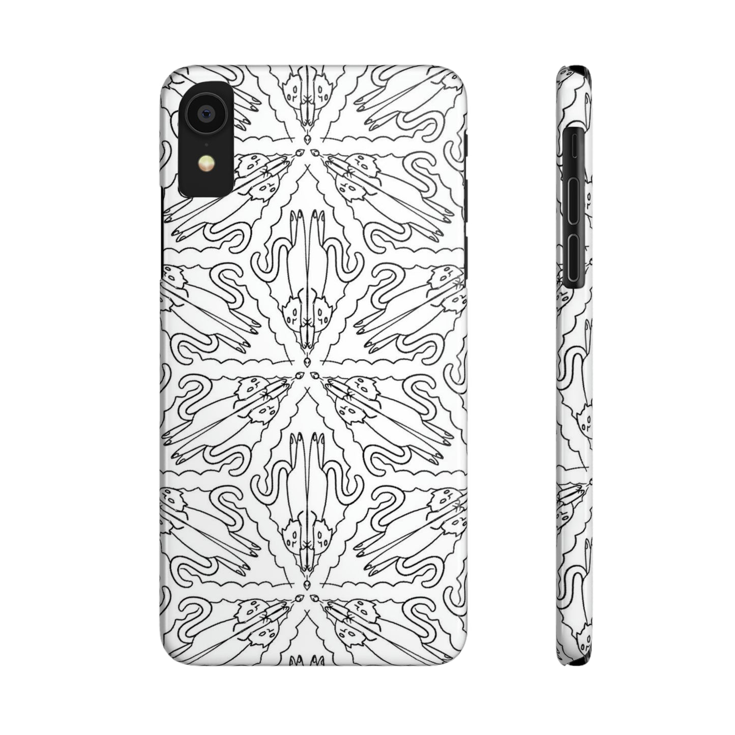 Catch the Cat Slim Phone Cases