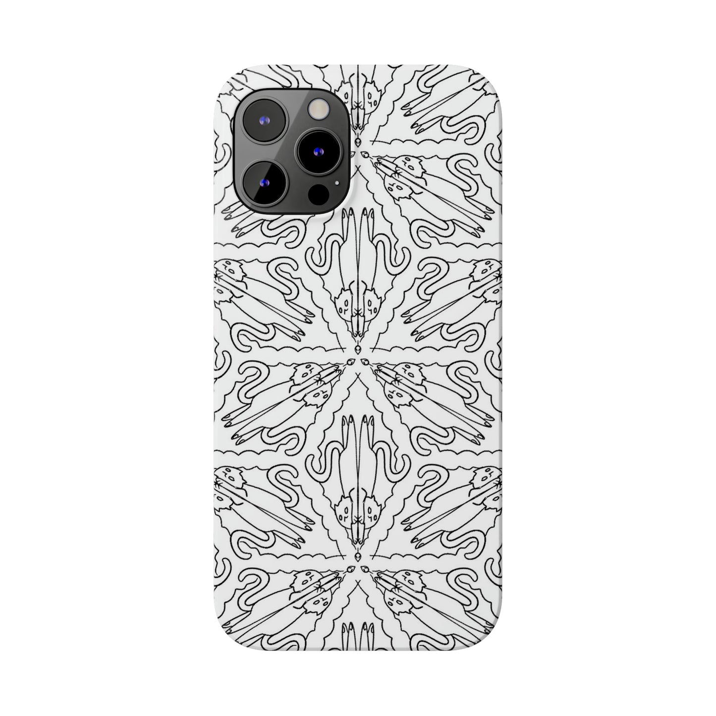 Catch the Cat Slim Phone Cases