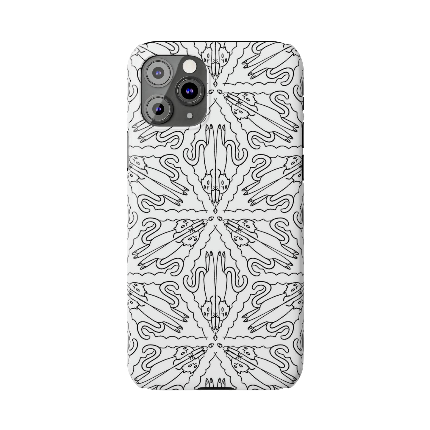 Catch the Cat Slim Phone Cases