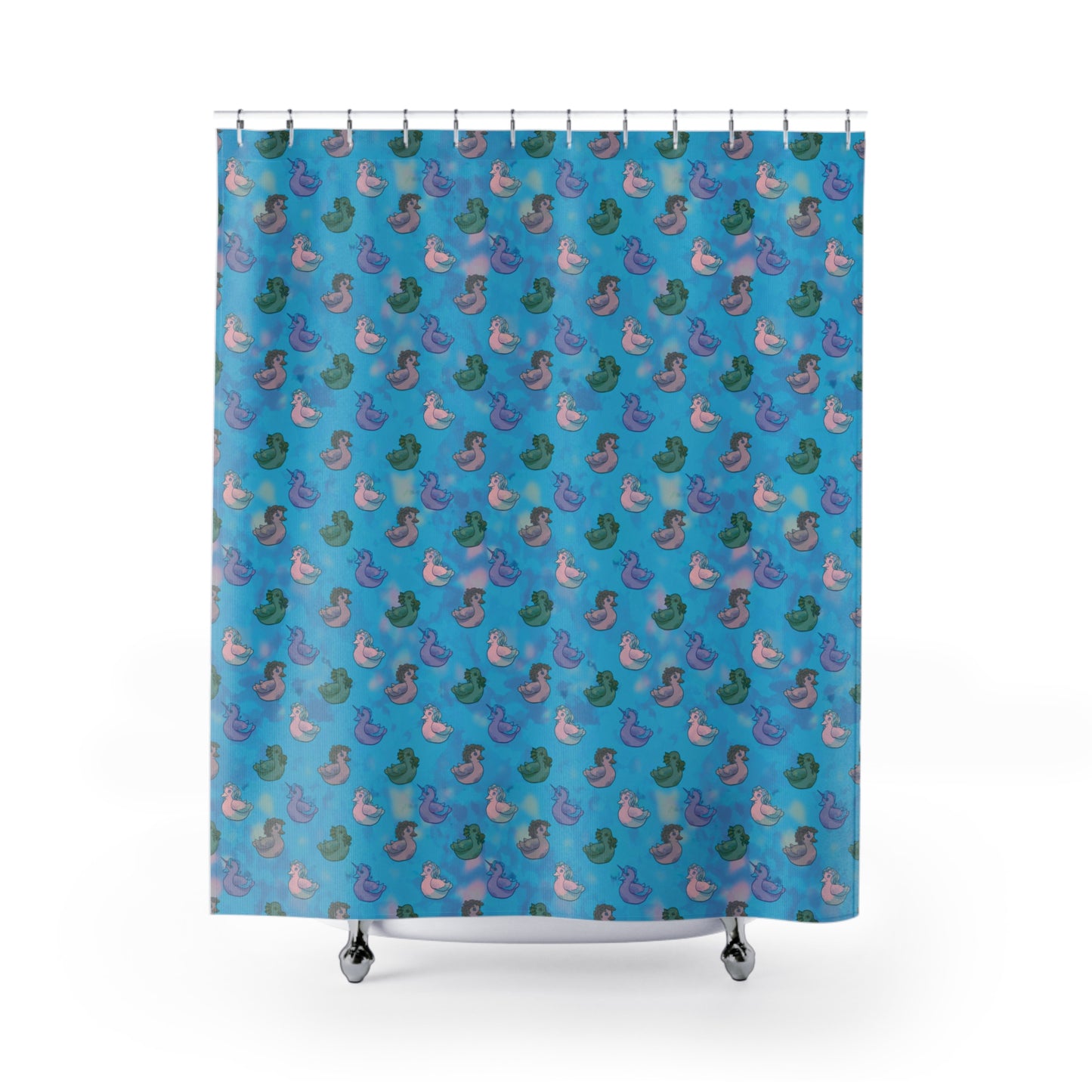 Bathtub of Monsters Shower Curtains