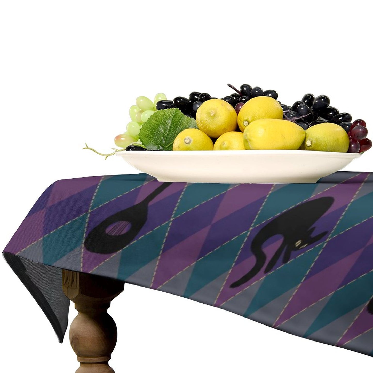 Catty Troubadour Rectangle Tablecloth