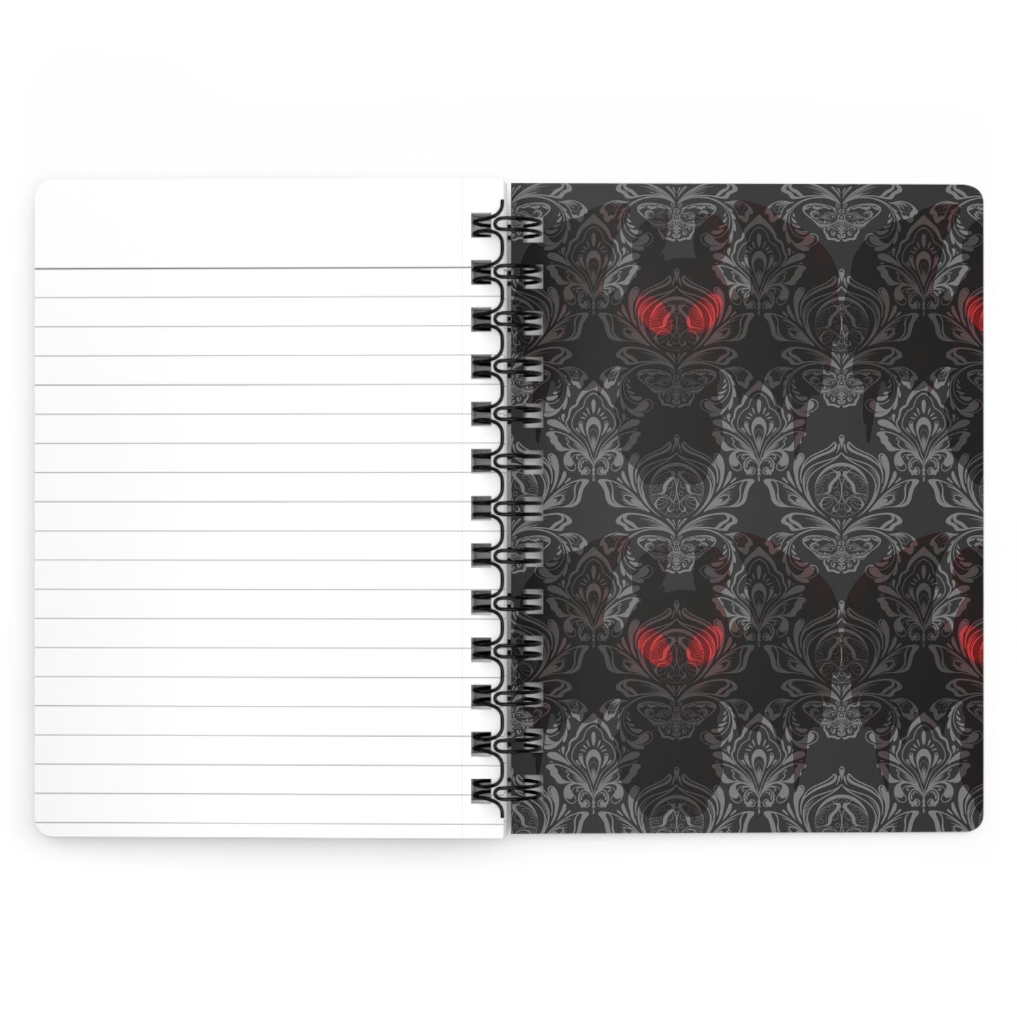 Mothman Spiral Bound Lined Notebook