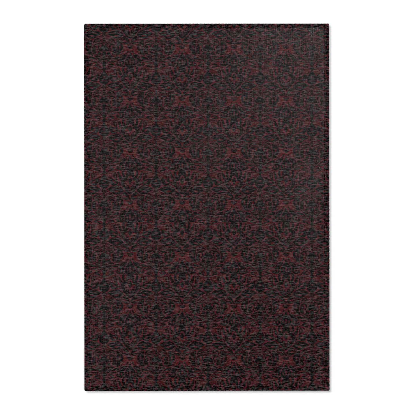 Dark Red Bard Area Rugs