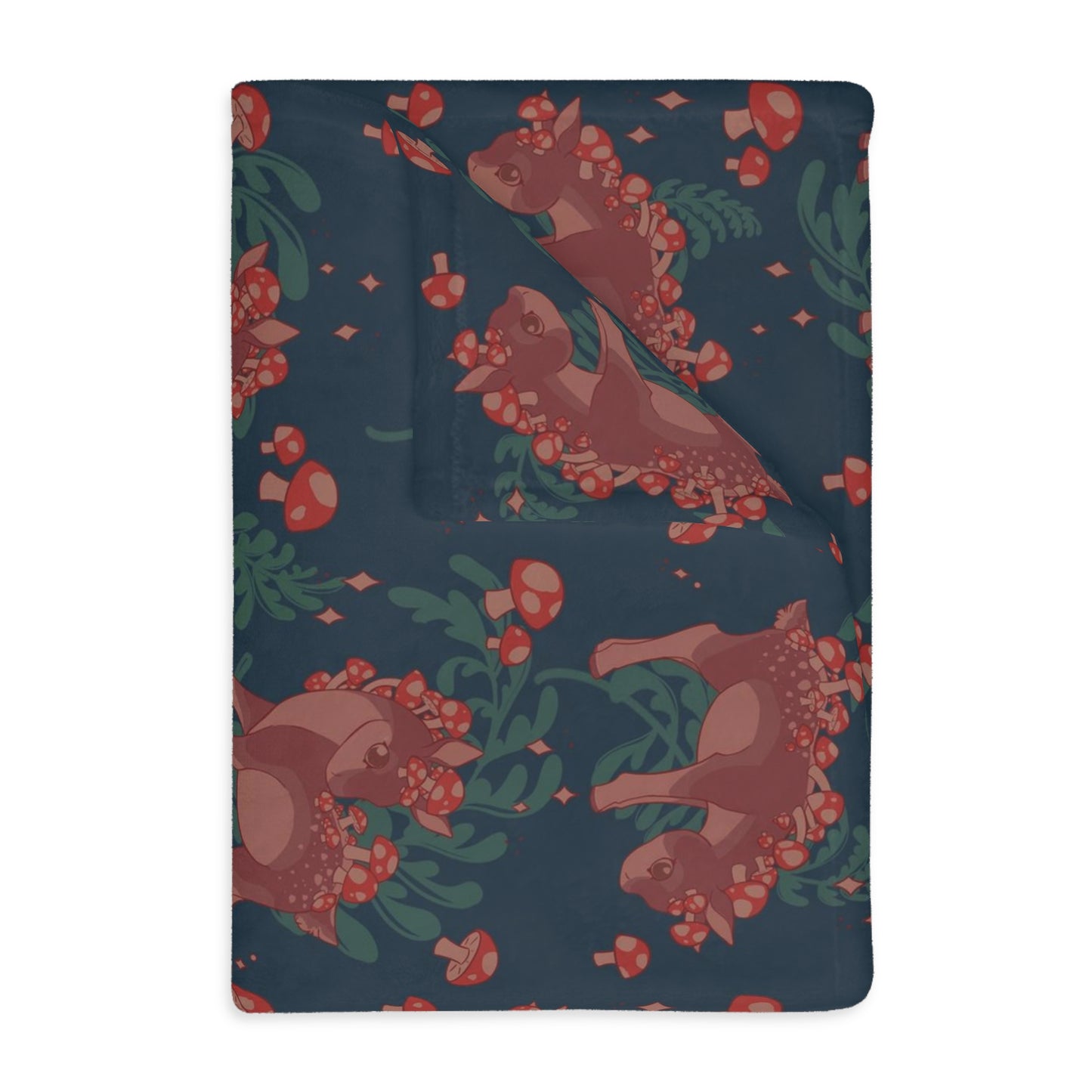 Mushy Deer Velveteen Microfiber Blanket