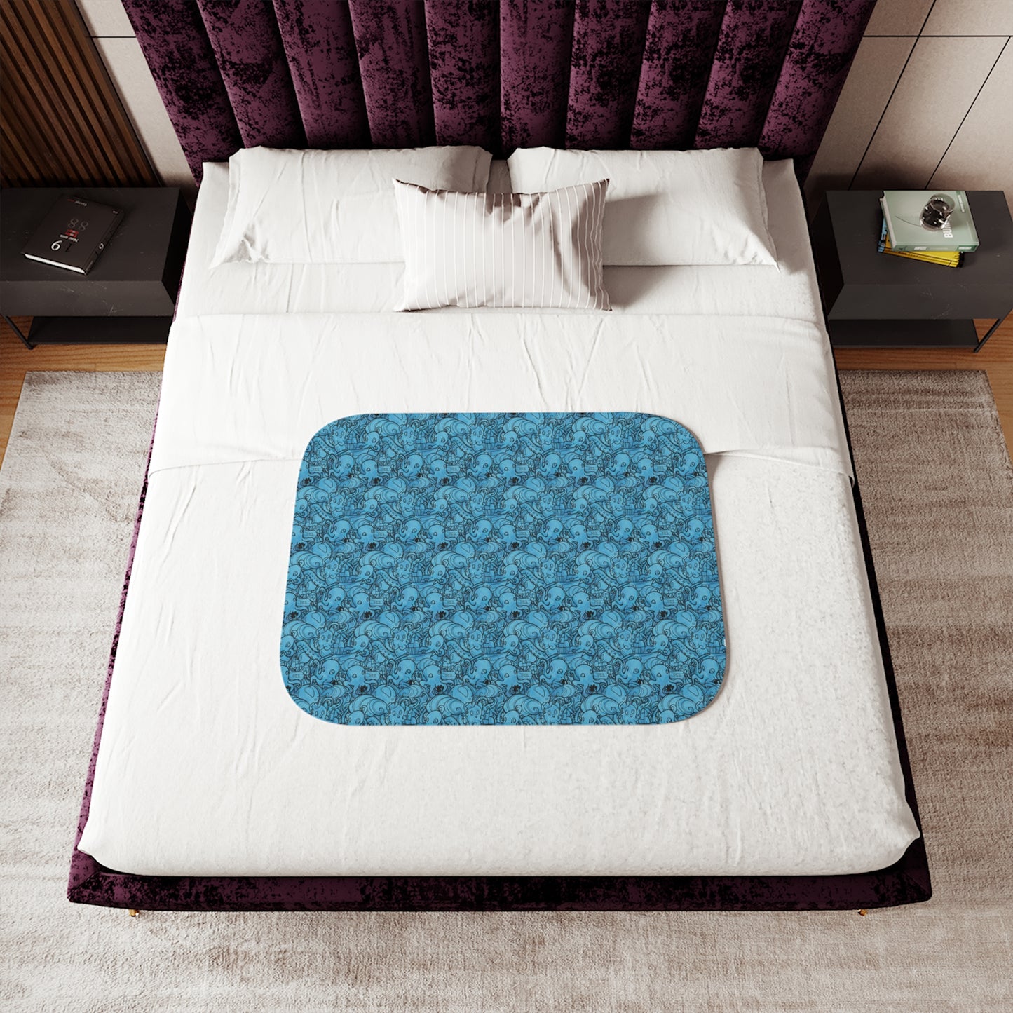 Pirate Kraken Sherpa Blanket