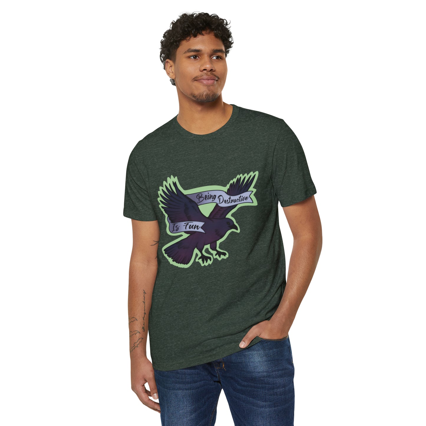 Being Desructive Is Fun Recycled Organic T-Shirt