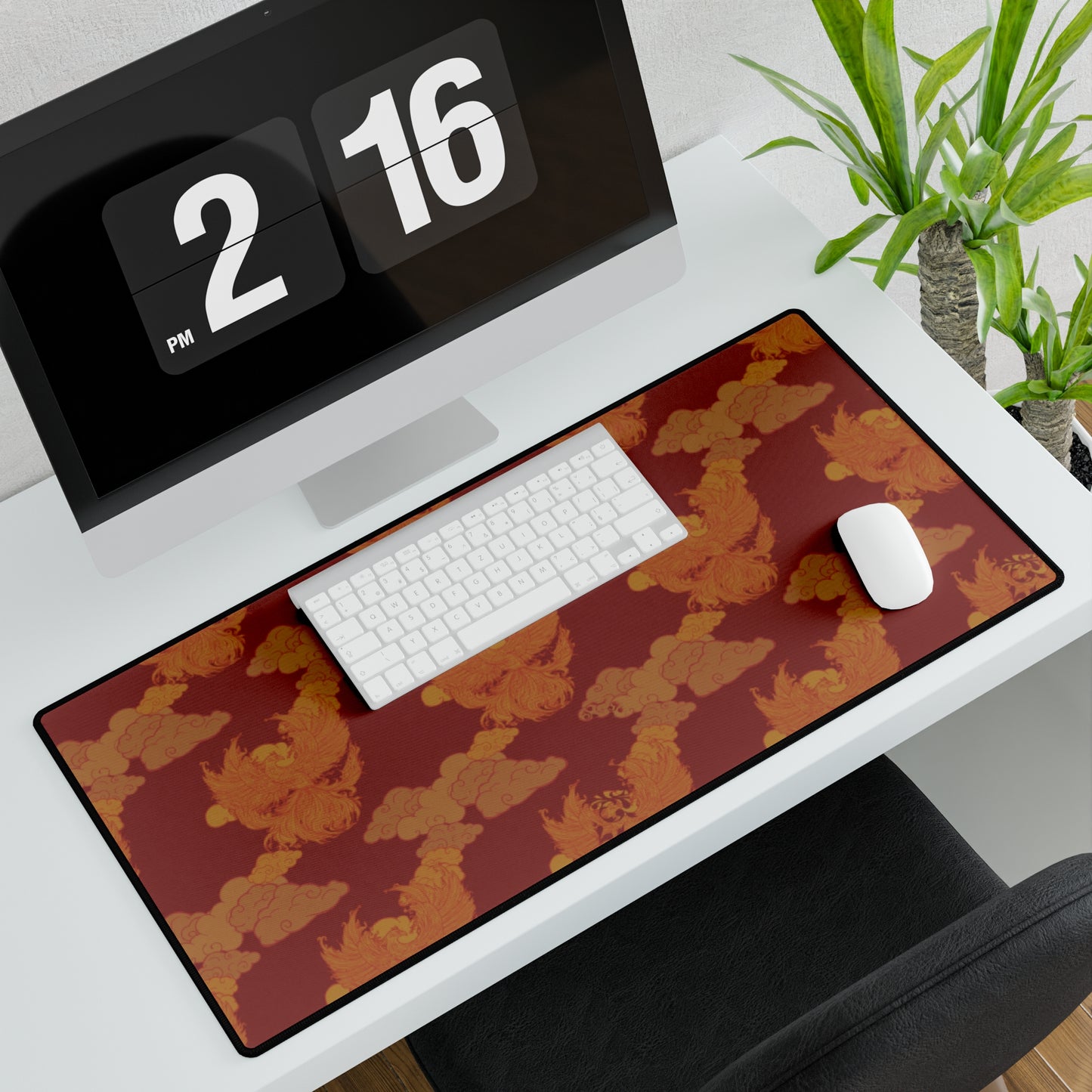 Red Phoenix Desk Mat