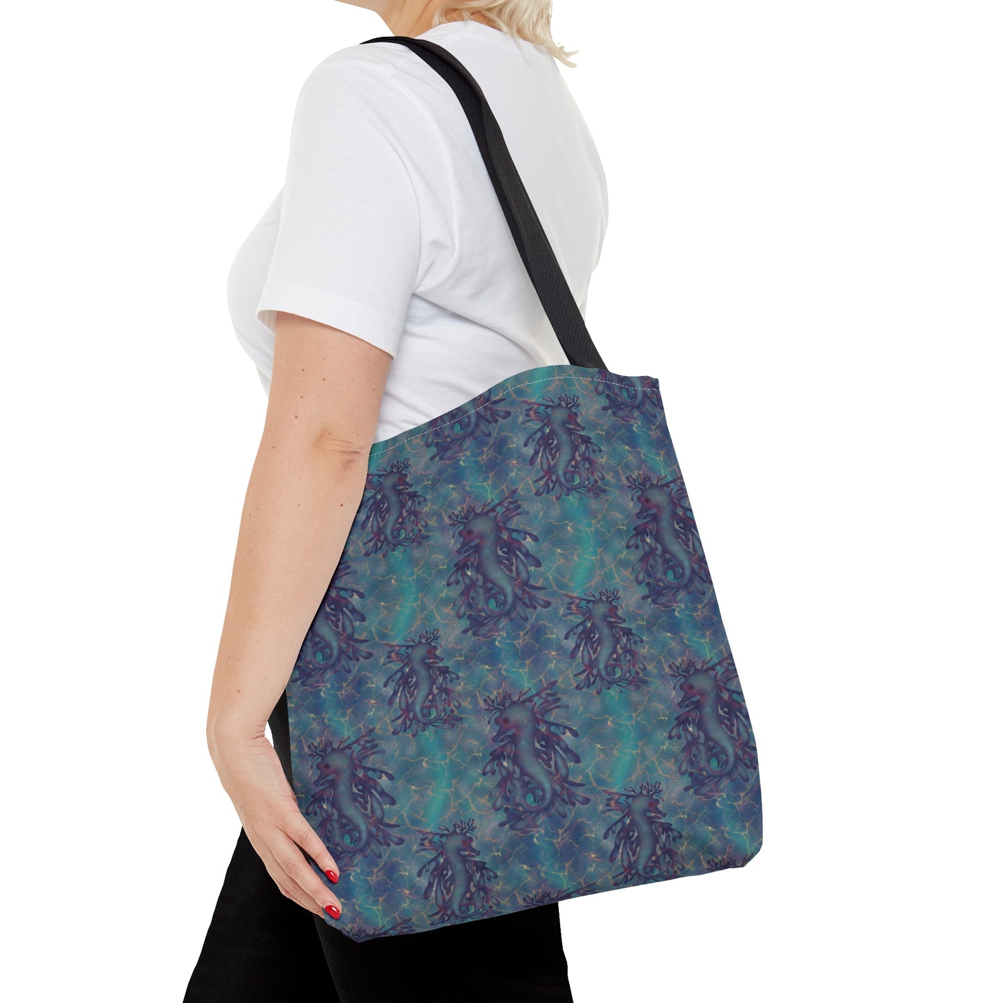 Sapphire Leafy Seadragon Tote Bag