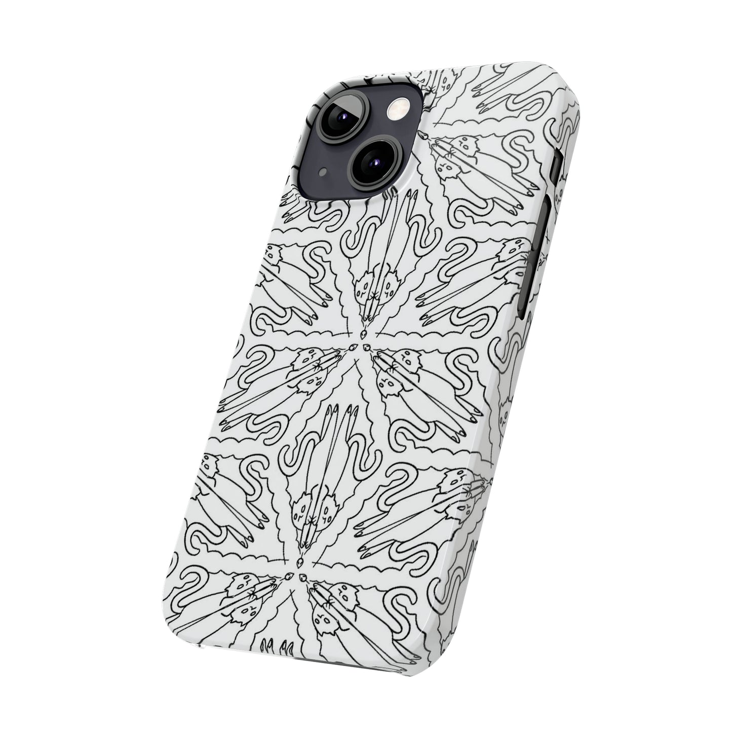 Catch the Cat Slim Phone Cases