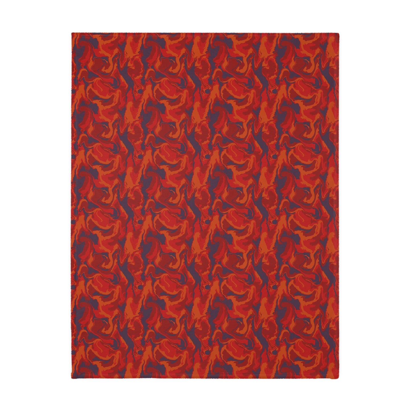 Mothman with Swirls Velveteen Microfiber Blanket