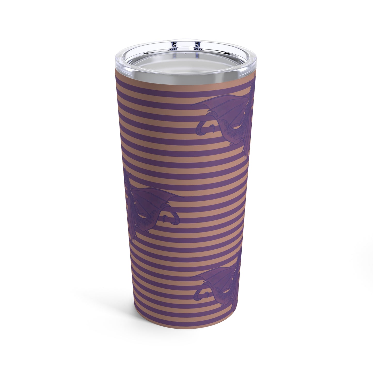 Purple Stripe Dragons Tumbler 20oz