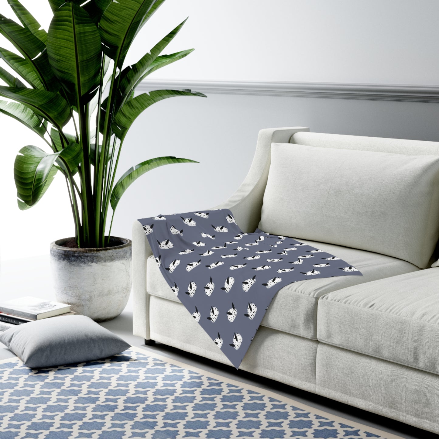 Sea Bunny Baby Swaddle Blanket