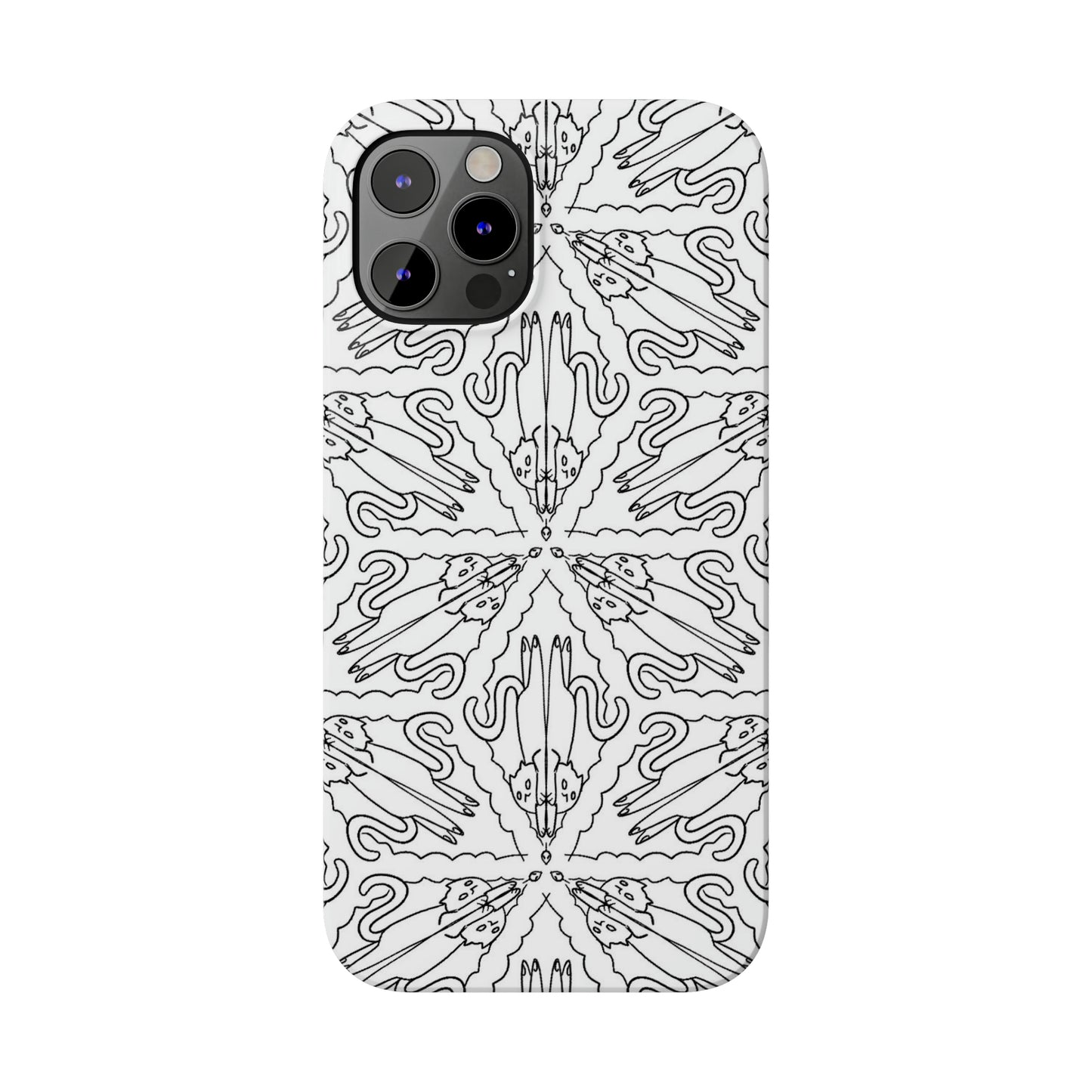 Catch the Cat Slim Phone Cases