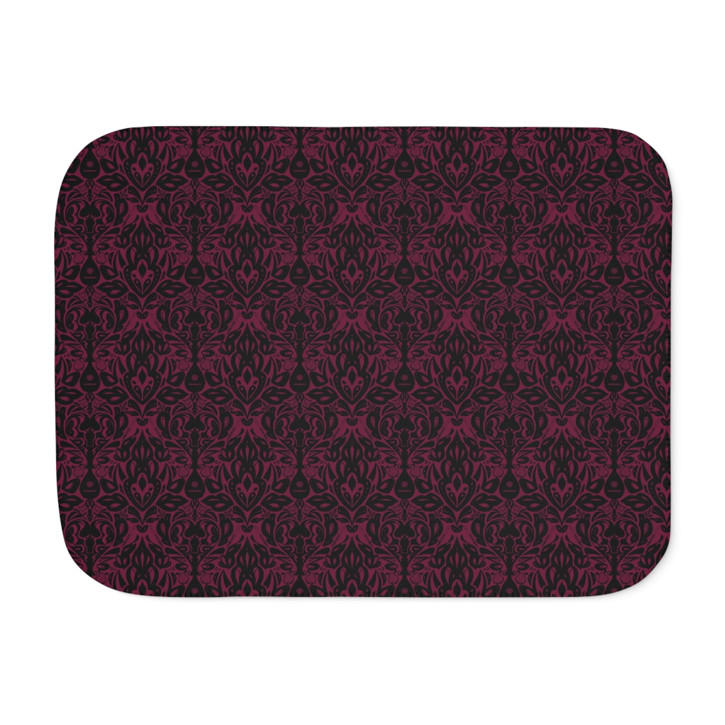Pink Bard Sherpa Blanket