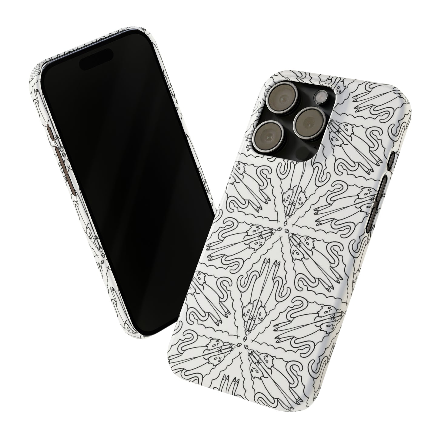 Catch the Cat Slim Phone Cases