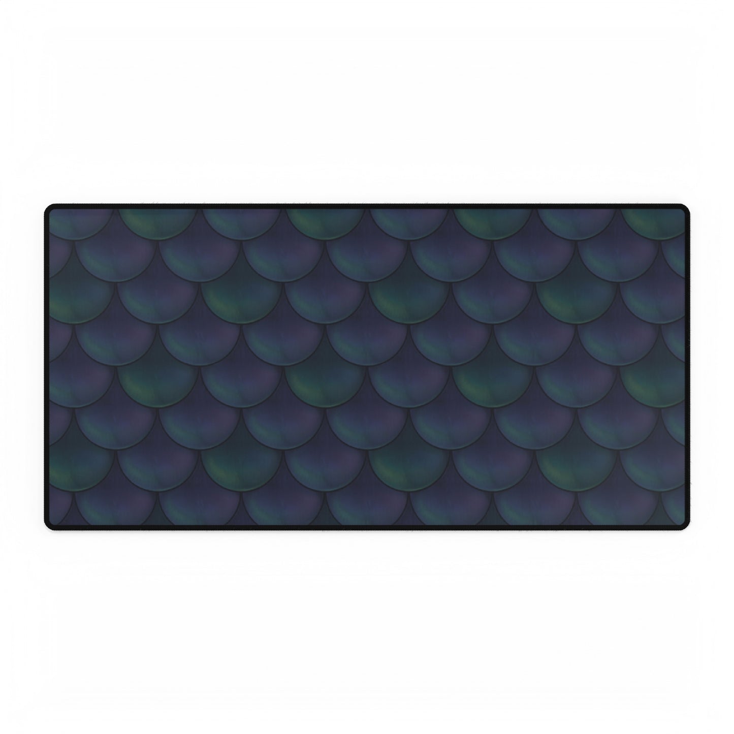 Blue Dragonscale Desk Mat
