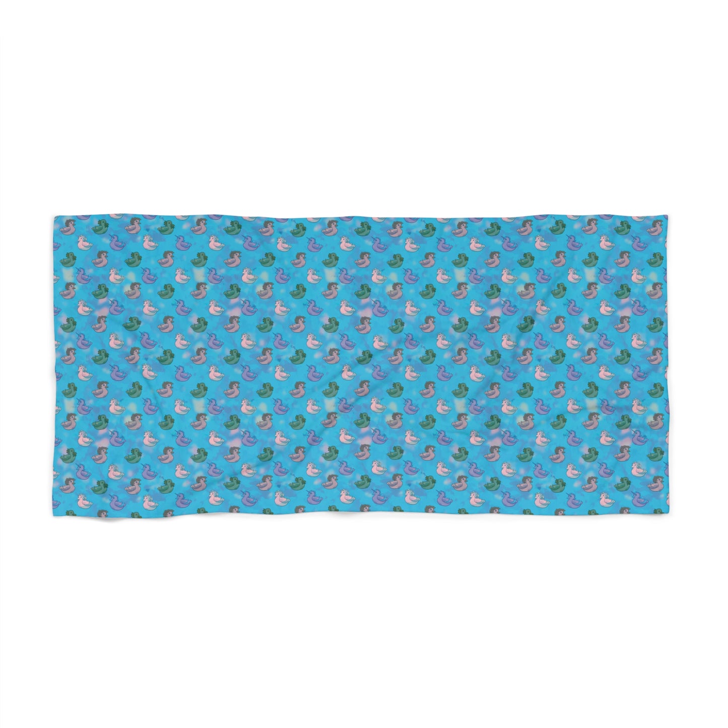 Bathtub of Monsters Beach Towel