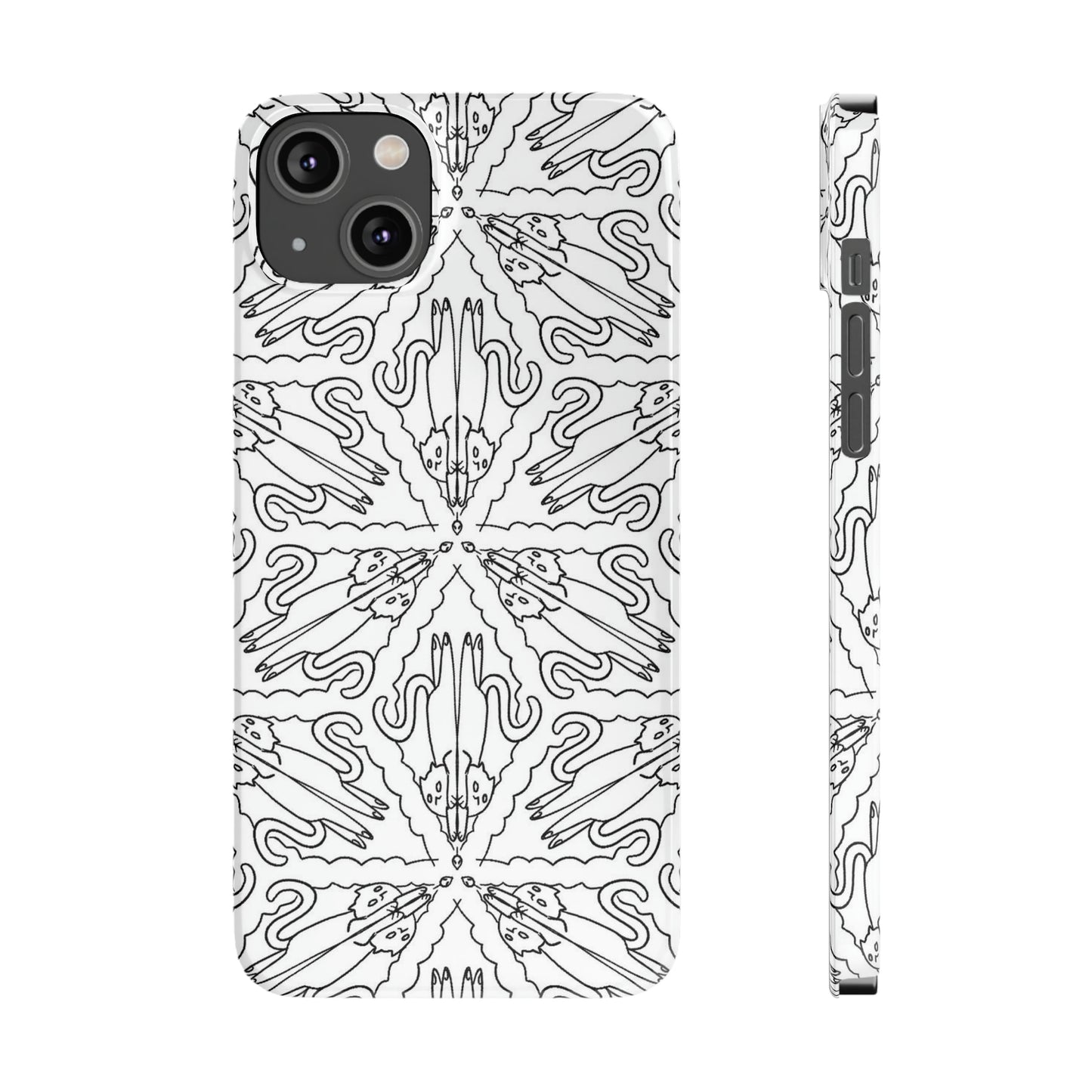 Catch the Cat Slim Phone Cases