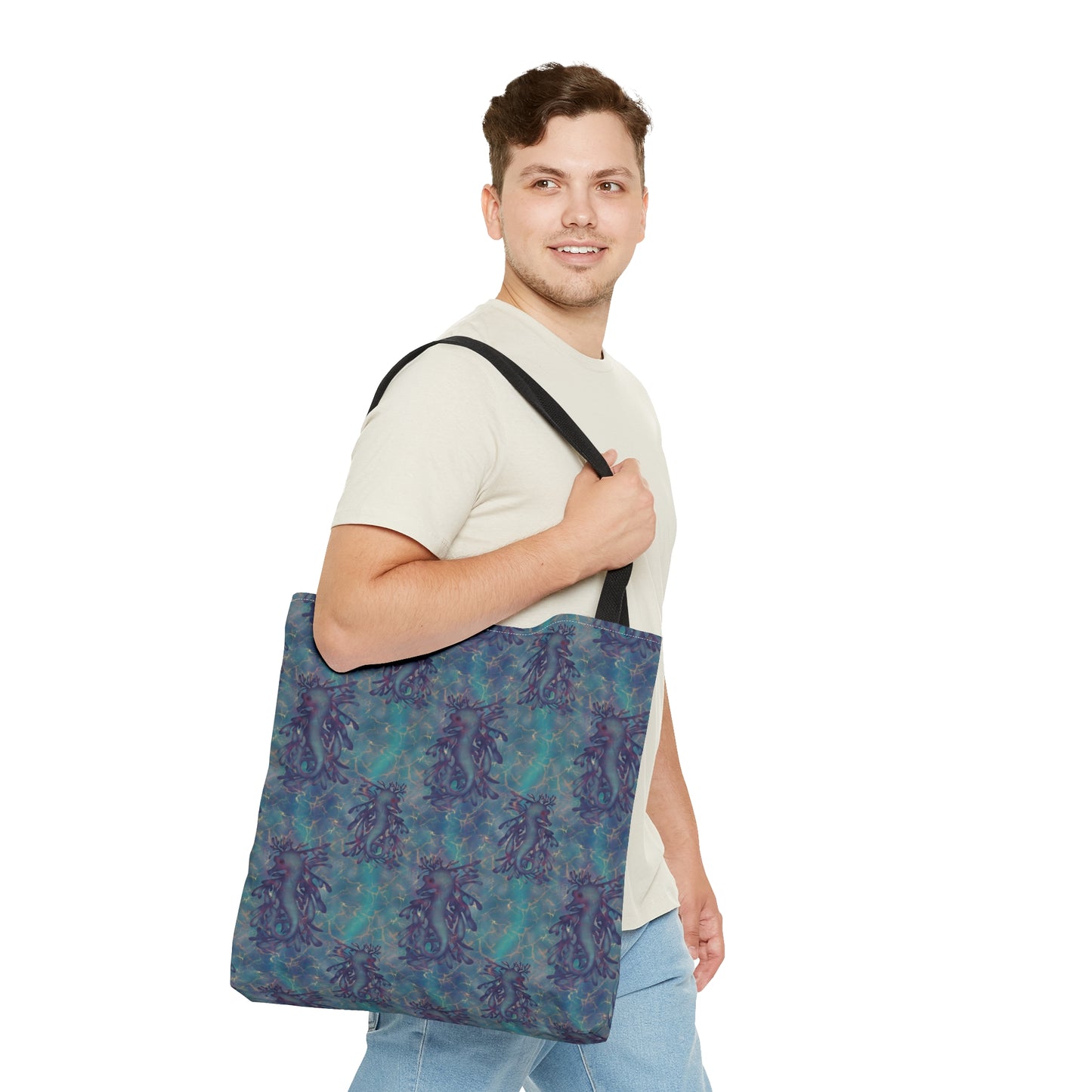 Sapphire Leafy Seadragon Tote Bag