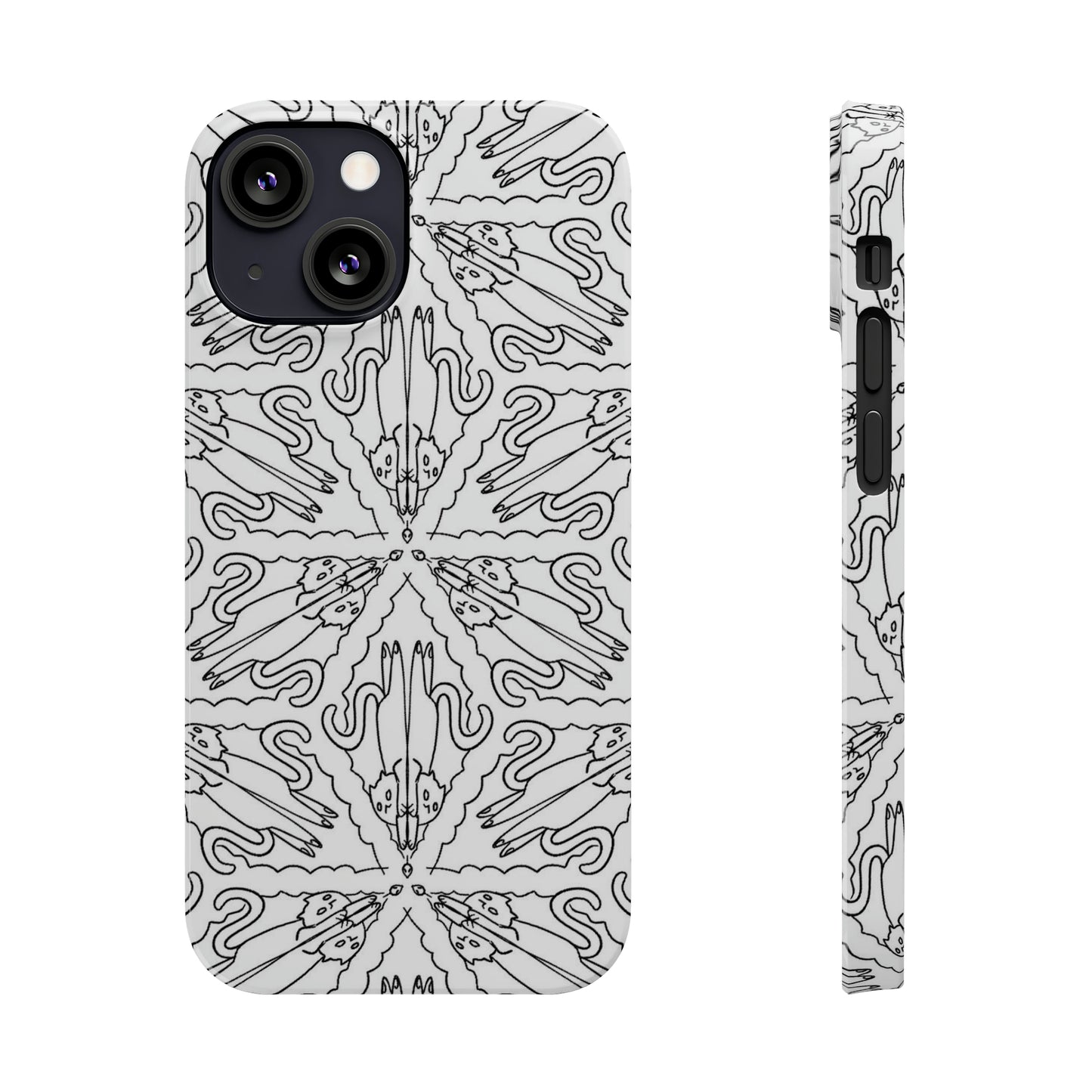 Catch the Cat Slim Phone Cases