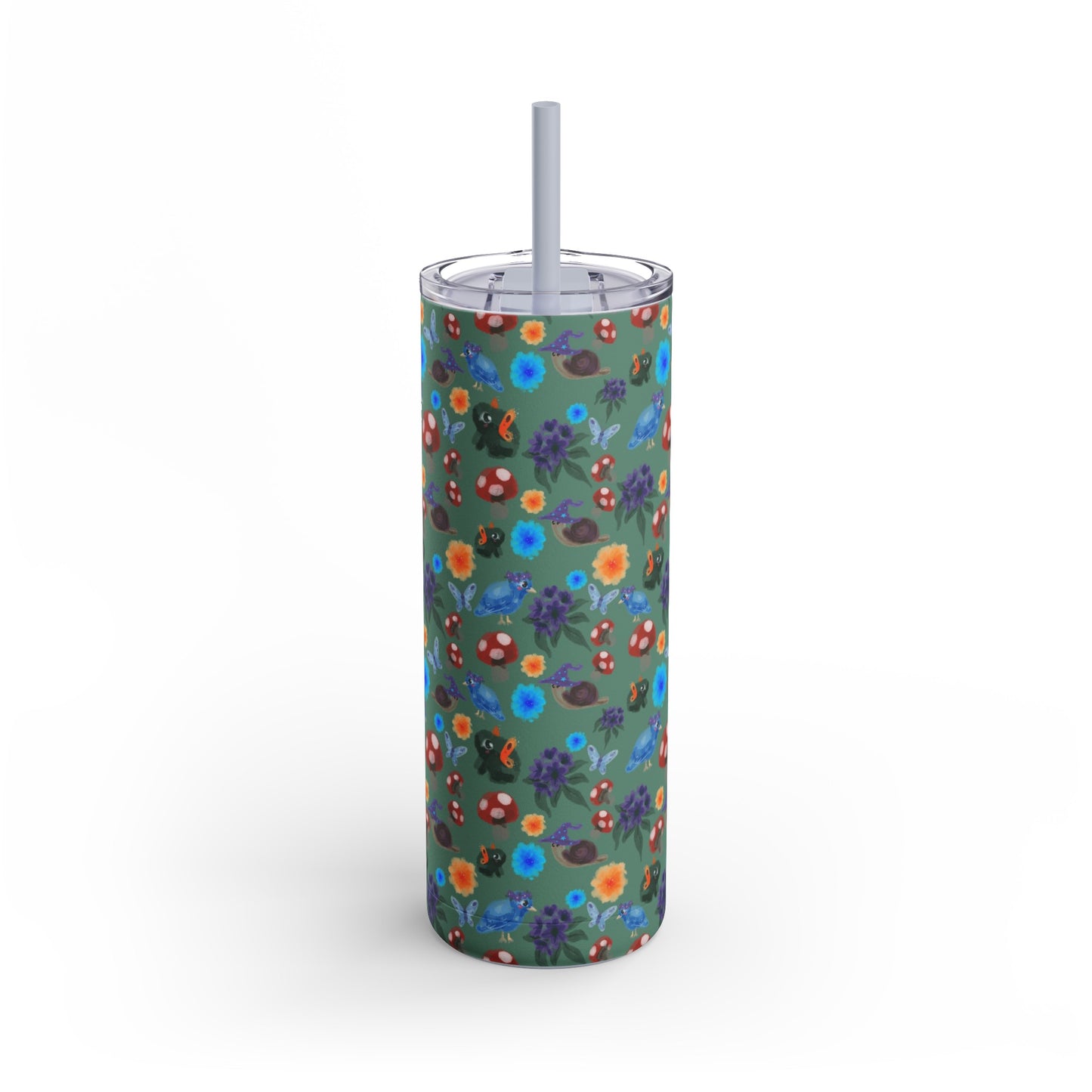 Garden Friends Maars Maker Skinny Matte Tumbler, 20oz