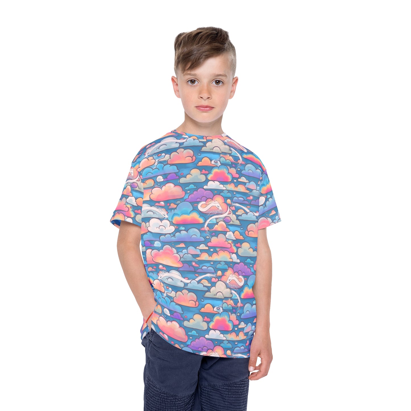 Noodle Cloud Dragons Kids Sports Jersey