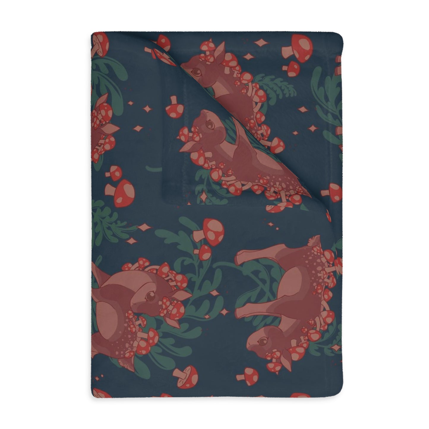 Mushy Deer Velveteen Microfiber Blanket