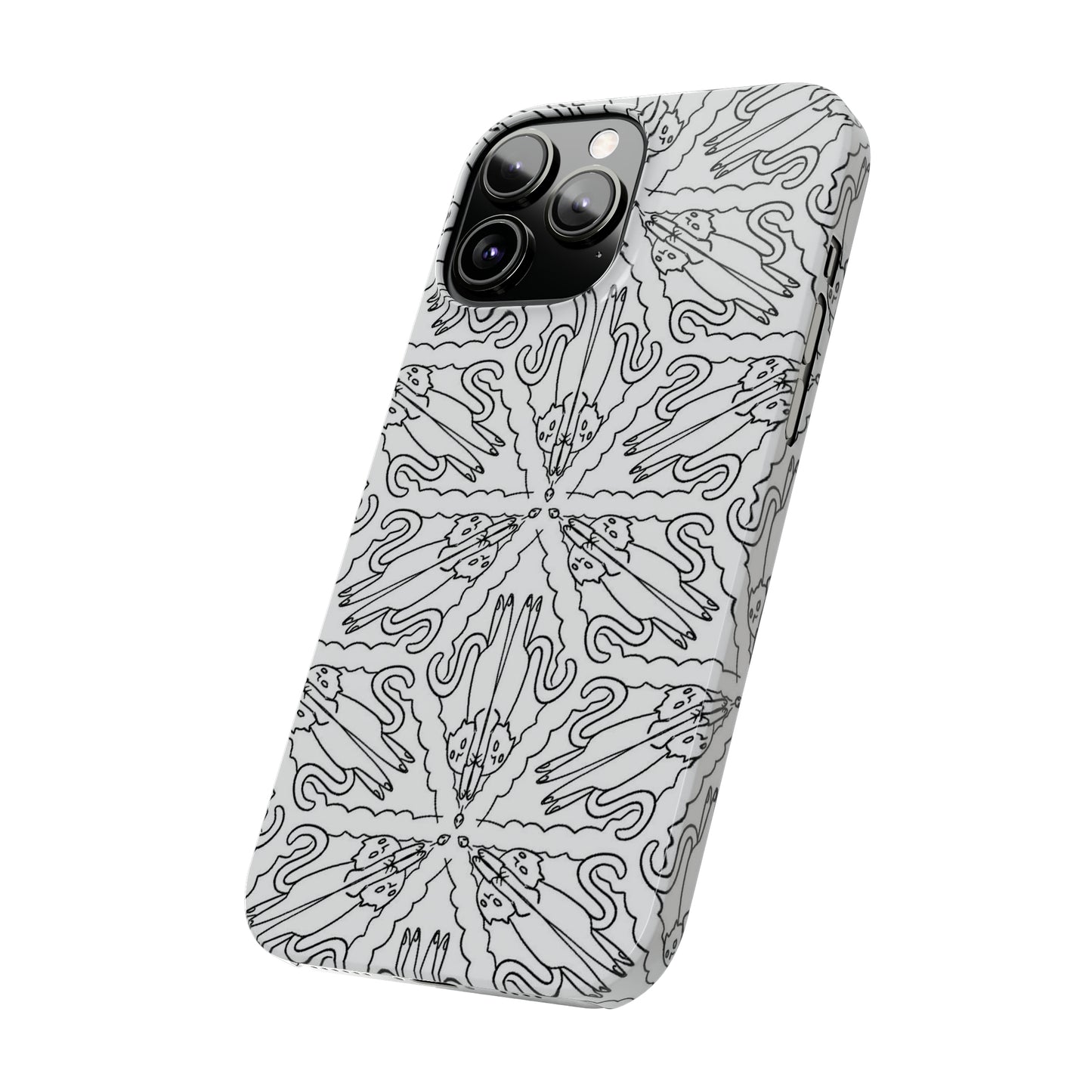 Catch the Cat Slim Phone Cases