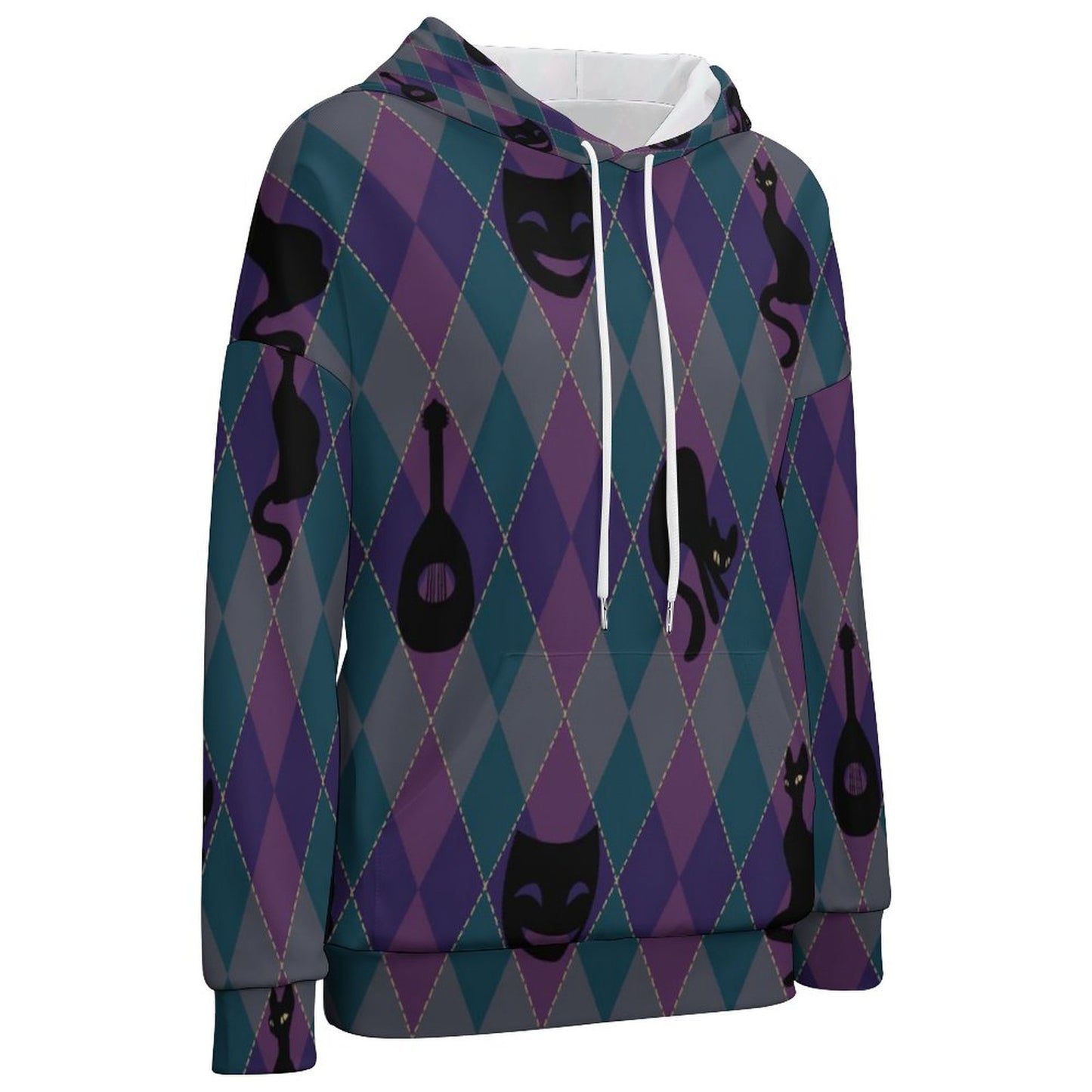 Catty Troubadour 230gsm Drop shoulder Hoodie NH (All-Over Printing)
