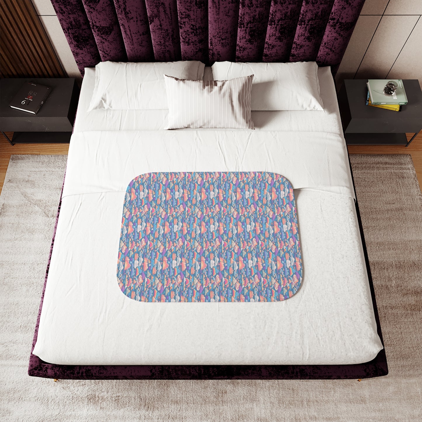 Noodle Cloud Dragons Sherpa Blanket