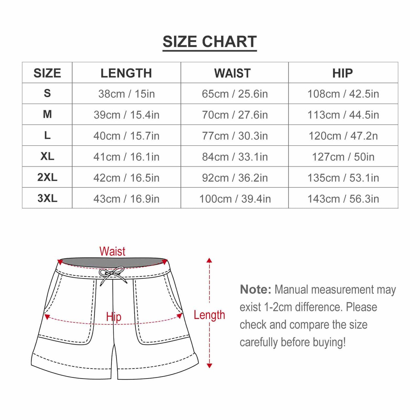 Catty Troubadour Loose High Waisted Shorts HP (All-Over Printing)