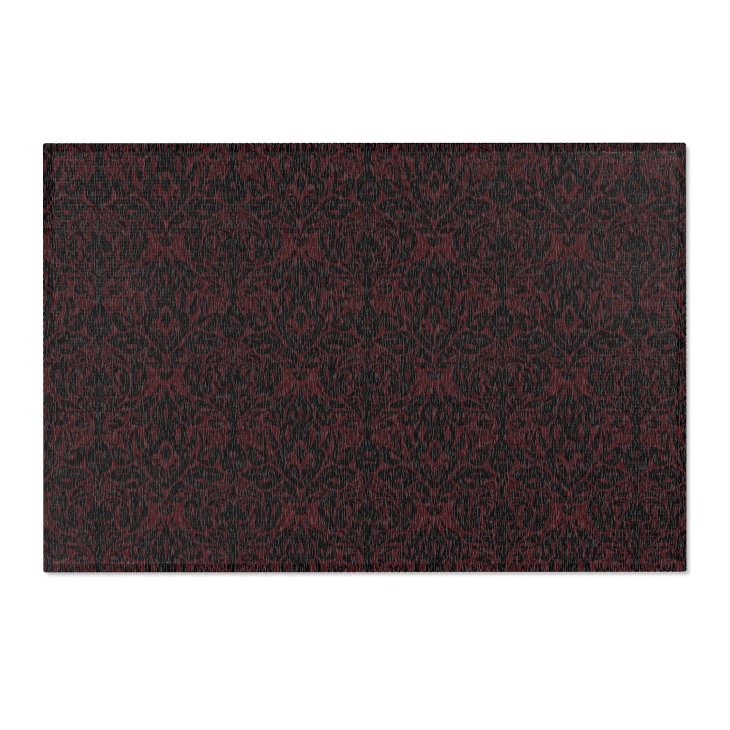 Dark Red Bard Area Rugs