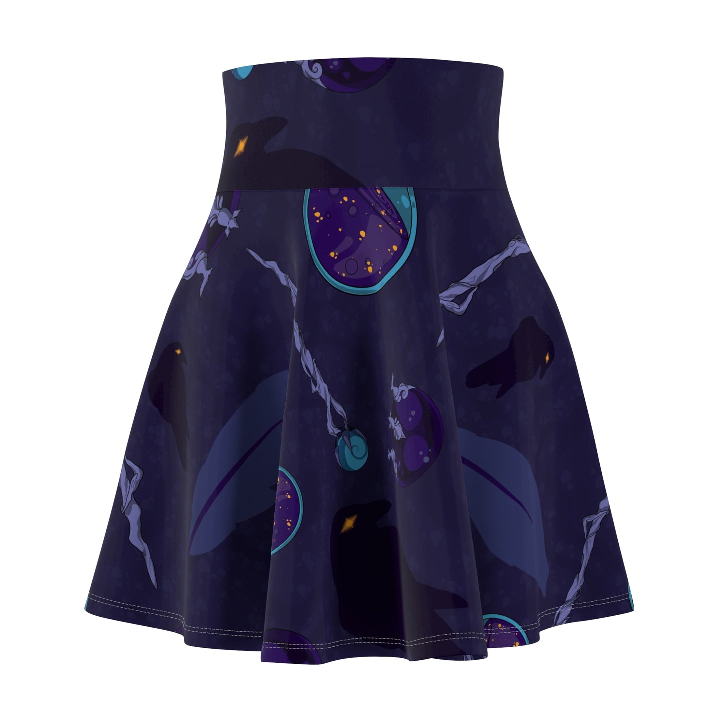 Sorcerer A-Line Stretchy Skater Skirt