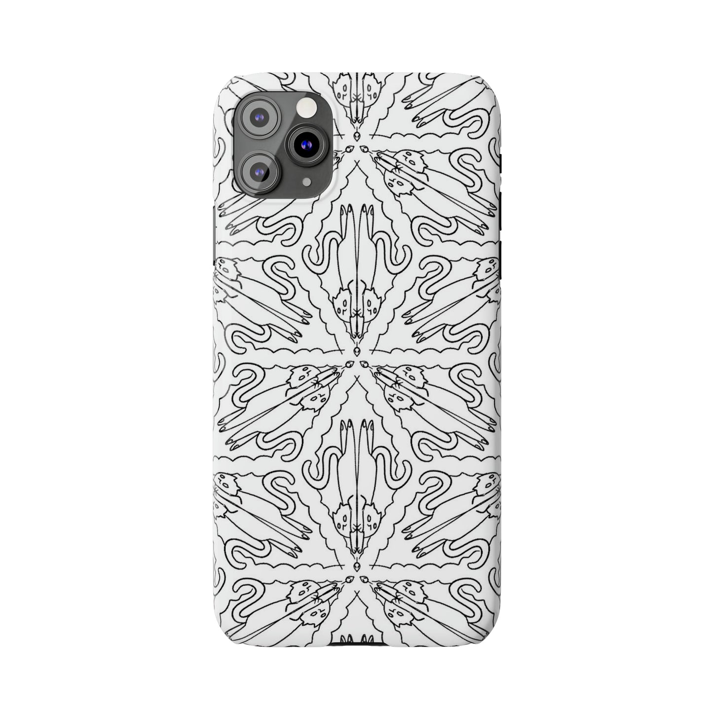 Catch the Cat Slim Phone Cases