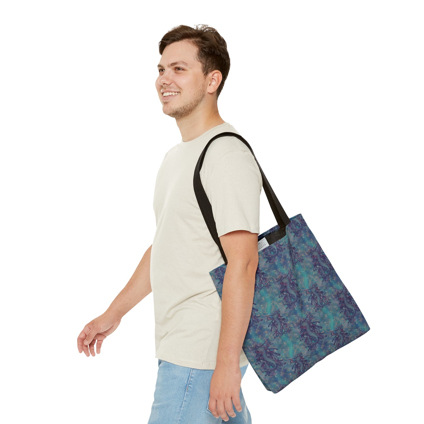 Sapphire Leafy Seadragon Tote Bag