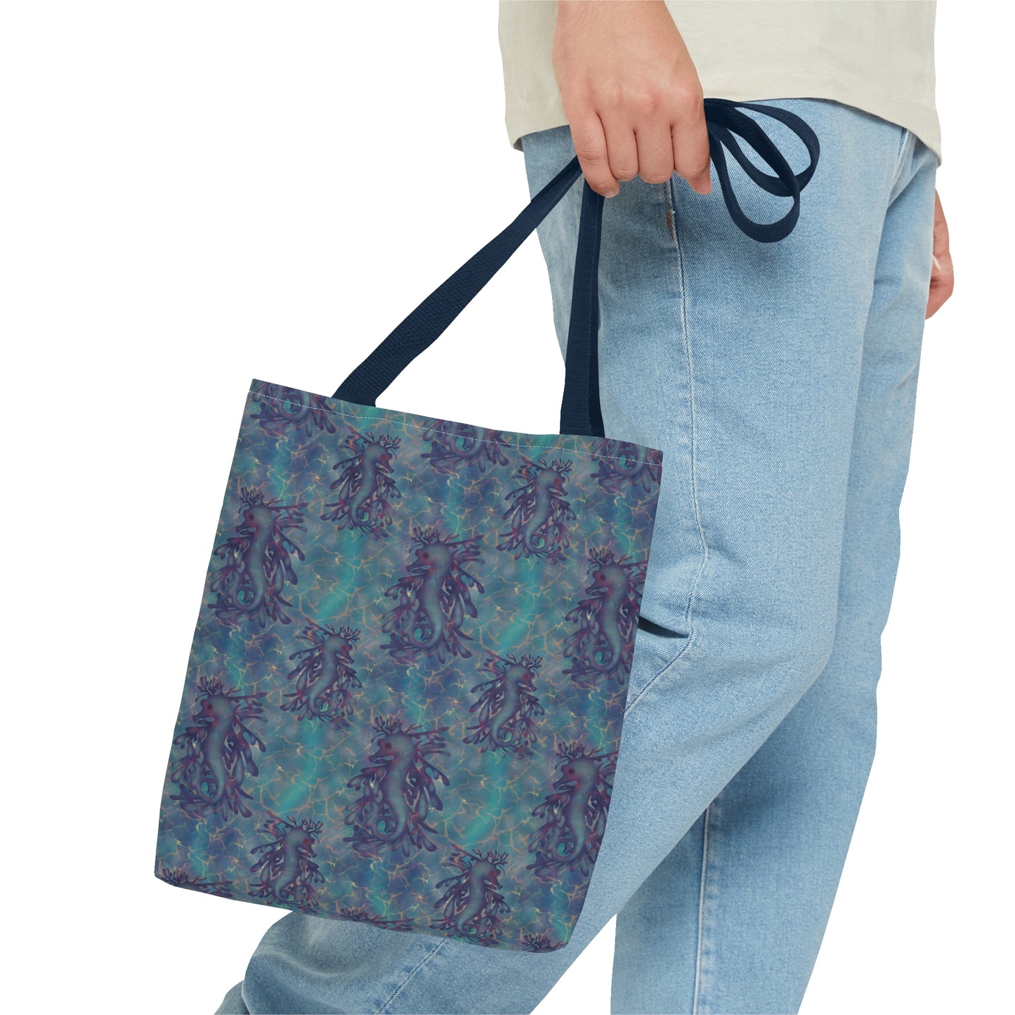 Sapphire Leafy Seadragon Tote Bag