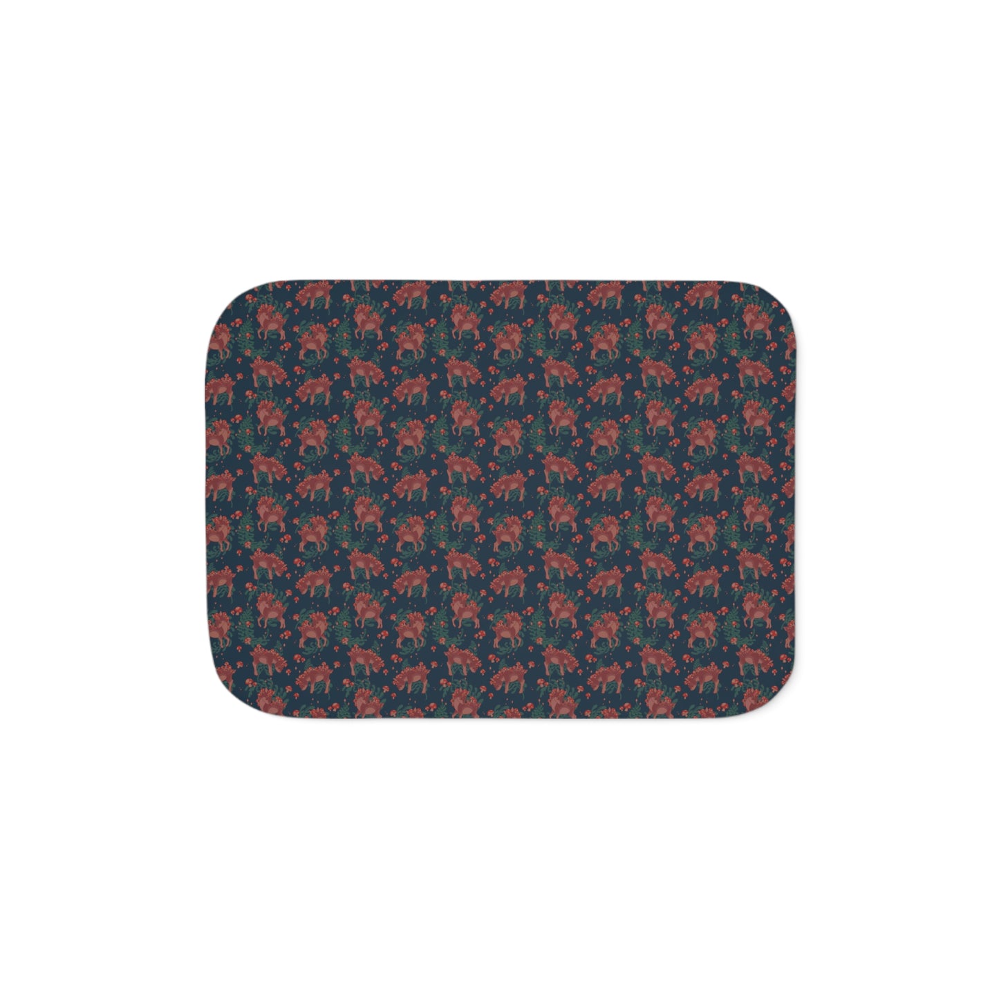 Mushy Deer Sherpa Blanket
