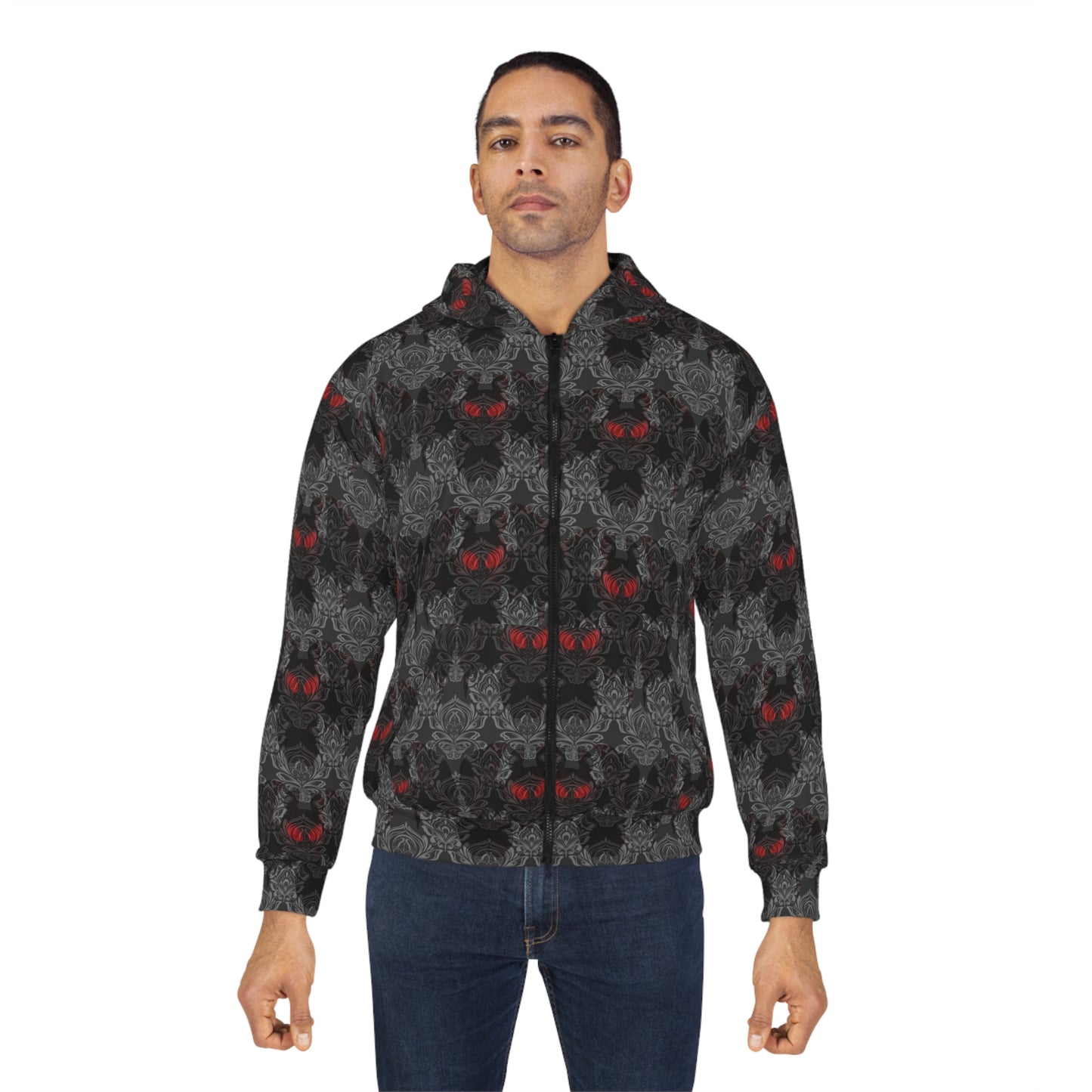 Mothman Unisex Zip Hoodie
