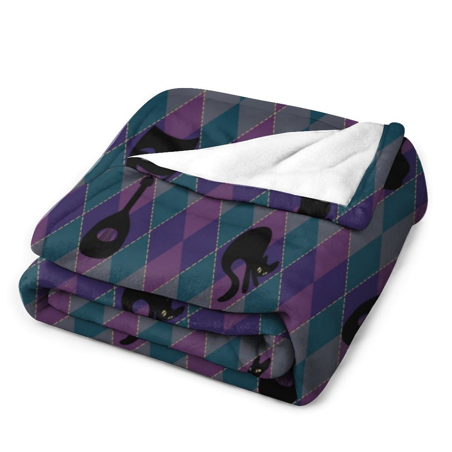 Catty Troubadour 280gsm Flannel Blanket (One-sided Printing)